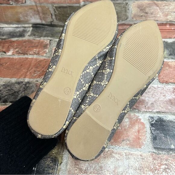 5 for $25🔥Jynx Printed Pointed Toe Flats Size 6 1/2 - Picture 7 of 8